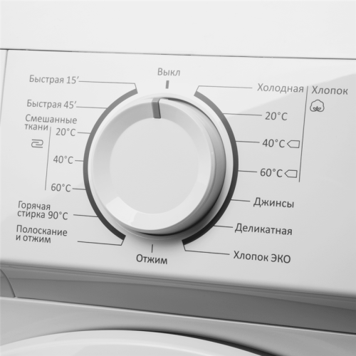 MFWM106WH05 Стиральная машина MAUNFELD/ Узкая, фронтальная, 15 режимов, 1000 об/мин, 6 кг, белый цвет фото 15