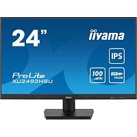 XU2493HSU-B7 Монитор Iiyama 23.8" ProLite XU2493HSU-B7 черный IPS LED 1ms 16:9 HDMI M/M матовая 1300:1 300cd 178гр/178гр 1920x1080 100Hz DP FHD USB 3кг