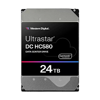 WUH722424ALE6L4 Жесткий диск/ HDD WD SATA Server 24Tb Ultrastar DC HC580 7200 6Gb/s 512MB 1 year warranty