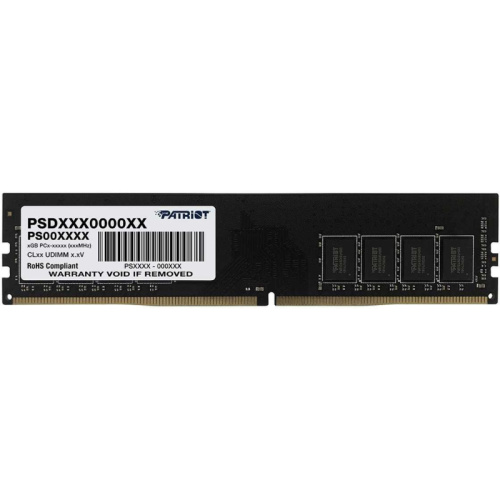 PSD416G32002 Оперативная память DDR4 16Gb 3200MHz Patriot PSD416G32002 Signature RTL Gaming PC4-25600 CL22 DIMM 288-pin 1.2В dual rank Ret [PSD416G32002]