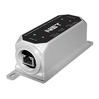 NS-EX-1GP/W Уличный PoE удлинитель/ Уличный Ultra PoE удлинитель Gigabit Ethernet до 250м на 1 порт. Порты Ethernet: Вход - 1x10/100/1000Base-T RJ45; Выход - 1x10/100/1000Base-T RJ45. Порты PoE: Вход - 1xIEEE 802.3af/at/bt/Passive POE (до 120W); Выход - 1