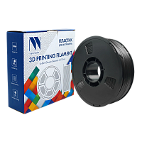 -/ Филамент NV PRINT PETG Carbon Fiber Black c карбоновыми волокнами, черный, для 3D печати диаметр 1.75мм    масса 1 кг