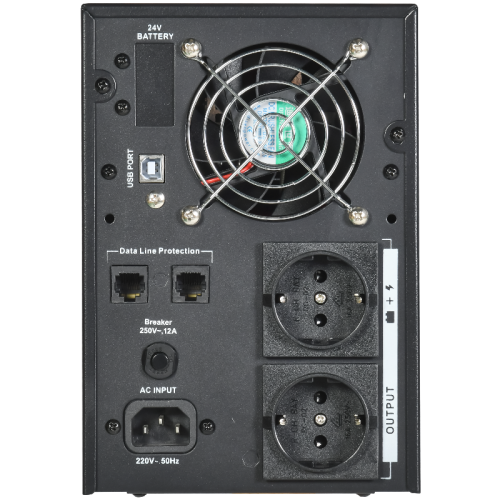 ELT-1500VA-1-L-S ITK ELECTRA LT ИБП 1,5кВА/1,2кВт без АКБ USB Schuko