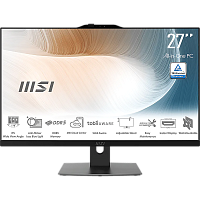 9S6-AE0731-2435 Моноблок/ Modern AM242P 1MA-2435XRU 23.8"(1920x1080 IPS)/Intel Core 3 100U(1.2Ghz)/16384Mb/500SSDGb/noDVD/Int:Intel® Graphics/Cam/BT/WiFi/war 1y/4.65kg/Black/noOS + Wireless KB+M