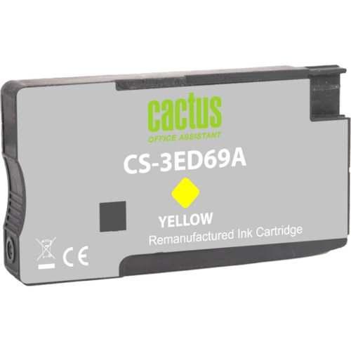 CS-3ED69A -/ Картридж струйный Cactus CS-3ED69A 712 желтый (29мл) для HP DJ T230/630 фото 2 CS-3ED69A -/ Картридж струйный Cactus CS-3ED69A 712 желтый (29мл) для HP DJ T230/630 фото 2