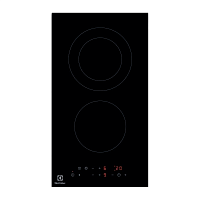 Домино ELECTROLUX/ Электрическая стеклокерамическая варочная поверхность, цвет: Черный, таймер для каждой зоны нагрева, без рамки