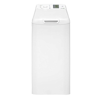 BT16524VE Стиральная машина BRANDT, вертикальная, 850x400x600 мм, 6,5 кг, 1200 об/мин, AquaStop, 12 программ, быстрая стирка, отложенный запуск, белый