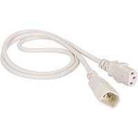 LAN-PP13/14-0.5-WH Шнур питания Lanmaster LAN-PP13/14-0.5-WH C13-С14 проводник.:3x0.75мм2 0.5м белый