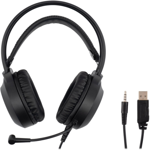 1796949 Наушники с микрофоном Oklick HS-L300G черный 2.2м мониторные оголовье (1796949) фото 12