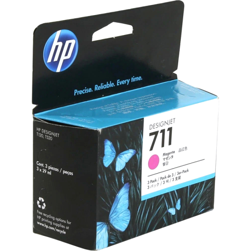 CZ135A Набор картриджей/ HP 711 3-Pack 29-ml Mag Ink Cartridge фото 3