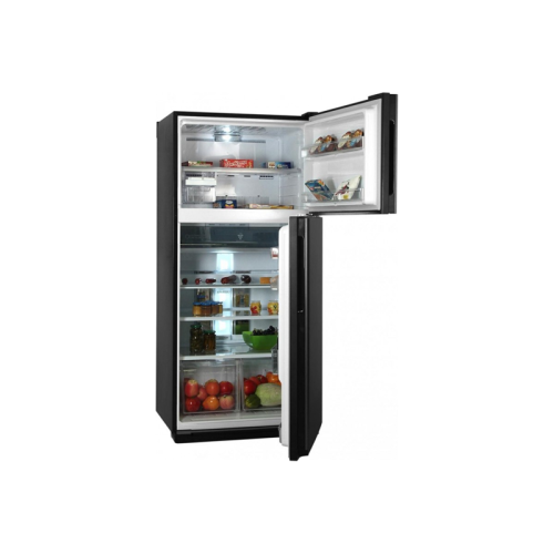 SJXG55PMBK Холодильник Sharp/ Холодильник. 187x82x74 см. 394 + 162 л, No Frost. A++ Черный. фото 4
