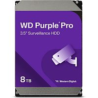 WD8002PURP Жесткий диск/ HDD WD SATA3 8Tb Purple Pro 7200 rmp 256MB 1 year warranty (replacement WD8001PURP)