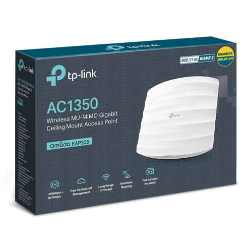 EAP225 Точка доступа/ AC1350 Wireless MU-MIMO Gigabit Ceiling Mount Acce фото 5 EAP225 Точка доступа/ AC1350 Wireless MU-MIMO Gigabit Ceiling Mount Acce фото 5