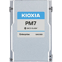 KPM7XVUG1T60 Серверный твердотельный накопитель/ KIOXIA SSD PM7-V, 1600GB, 2.5" 15mm, SAS 24G, TLC, R/W 4200/3400 MB/s, IOPs 720K/320K, TBW 8760, DWPD 3 (12 мес.)