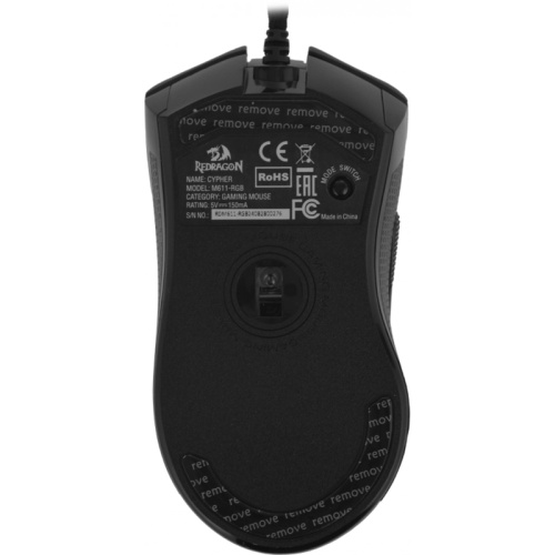 72075 Мышь USB OPTICAL CYPHER BLACK RGB 72075 REDRAGON фото 10