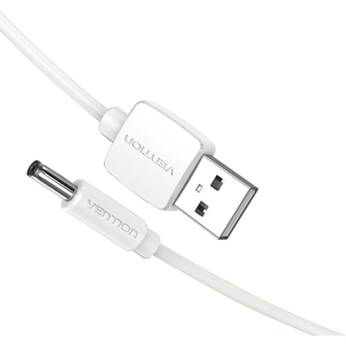 CEXWG Кабель Vention USB AM/DC-jack 3.5мм M - 1.5м Белый фото 2