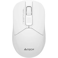 FG12WHITE Мышь A4Tech Fstyler FG12 белый оптическая 1200dpi беспров. USB 3but (FG12 WHITE)