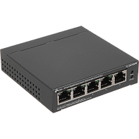 TL-SG105PE Коммутатор/ Easy Smart Gigabit 5-port switch with 4 PoE + ports, metal case, desktop installation, PoE budget-65W, 802.1 q VLAN support