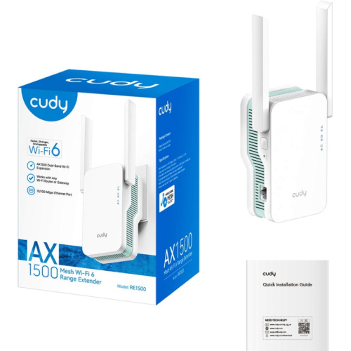 RE1500 Усилитель Wi-Fi/ AX1500 Wi-Fi 6 Mesh Repeater фото 5