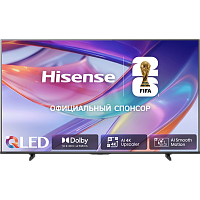 43E7SRU Телевизор ЖК 43'' Hisense/ 43", QLED, Ultra HD, VA, QLED & DLED, Smart TV (HomeOS U9.5), Wi-Fi, DVB-T2/T/C/S2/S, 2х10W, Game Mode Plus, HSR 120Hz, 300 nits, 5000:1, CI+(1.4), 3хHDMI, 2хUSB, Black, 2026