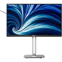 24B2N4200 Монитор Philips 24B2N4200 23.8'', 1920x1080, IPS, 120hz, 50M:1, 300cd, 4ms, VGA, HDMI 1.4, DP 1.2, 4xUSB 3.2, Speakers, H. adj 150mm, pivot, VESA, 3Y, Black/ Philips 24B2N4200 23.8'', 1920x1080, IPS, 120hz, 50M:1, 300cd, 4ms, VGA, HDMI 1.4, DP 1