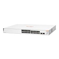 JL813A Коммутатор HPE JL813A HPE Aruba Instant On 1830 24G Web-managed 12p Class4 PoE 195W 2SFP Switch