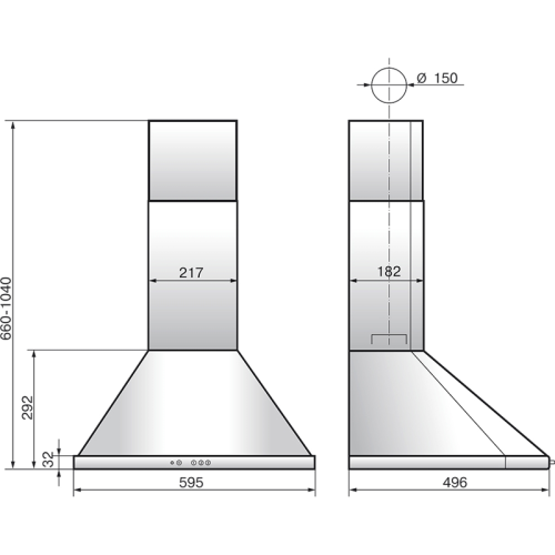 961893 GOOD, Кухонная вытяжка ELIKOR КВ Сигма 90П-650-К3Д, антрацит/бронза фото 2