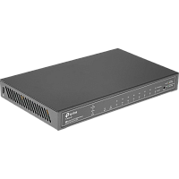 SG2210P Коммутатор/ 8-port gigabit Smart PoE+ Switch with 2 SFP uplink ports,desktop mount, 8 802.3af/at compliant PoE+ ports, 2 SFP uplink ports, 58W PoE budget, L2 switch features