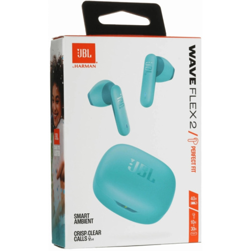 JBLWFLEX2BLU Гарнитура вкладыши JBL Wave Flex 2 синий беспроводные bluetooth в ушной раковине (JBLWFLEX2BLU) фото 10 JBLWFLEX2BLU Гарнитура вкладыши JBL Wave Flex 2 синий беспроводные bluetooth в ушной раковине (JBLWFLEX2BLU) фото 10
