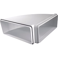 112.0459.455 Аксессуары Faber/ BEST, Аксессуары, Воздуховод горизонтальный угловой CRO90 220х90мм