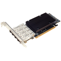 N-1260 Сетевая карта/ Broadcom PCIe 4-Port 25G SFP28 Network Adapter, w/1 x additional LP BKT, ST Lab