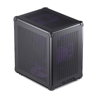 C6Black Корпус без блока питания/ Case JONSBO C6, Mini-Tower, no fan, 1xUSB-A 3.0 + 1xUSB-C 3.1, mATX, mITX Black