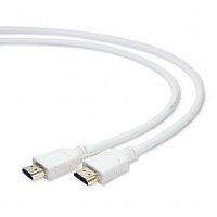 CC-HDMI4-W-10 Кабель HDMI Cablexpert CC-HDMI4-W-10, 3м, v1.4, 19M/19M, белый, позол.разъемы, экран, пакет