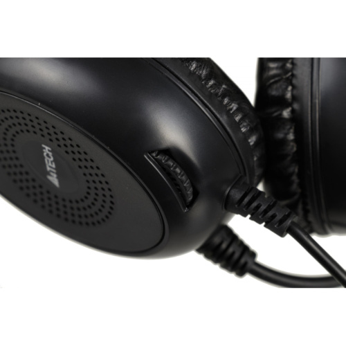 HU-30 Наушники с микрофоном A4Tech HU-30 черный 2м накладные USB оголовье фото 5 HU-30 Наушники с микрофоном A4Tech HU-30 черный 2м накладные USB оголовье фото 5