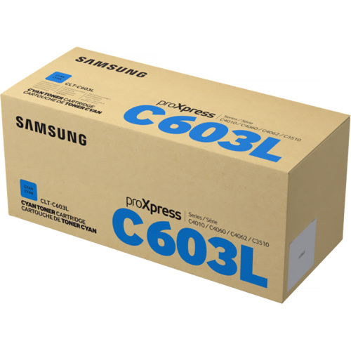 Тонер-картридж/ Samsung CLT-C603L High Yield Cyan Toner Cartridge фото 2