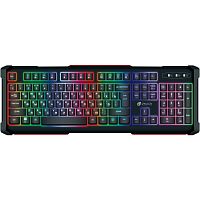 476395 Клавиатура Oklick 717G BLACK DEATH черный/оранжевый USB Multimedia for gamer LED (476395)