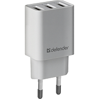 83587 Defender Сетевой адаптер UPA-31 белый, 3xUSB, 5V/3.1А
