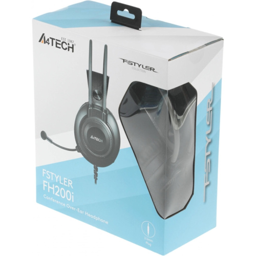FH200IGREY Наушники с микрофоном A4Tech Fstyler FH200i серый 1.8м накладные оголовье (FH200I GREY) фото 2 FH200IGREY Наушники с микрофоном A4Tech Fstyler FH200i серый 1.8м накладные оголовье (FH200I GREY) фото 2