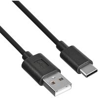 KP-USBAC-3A-1M Кабель KingPrice KP-USBAC-3A-1m USB (m)-USB Type-C (m) 1м черный