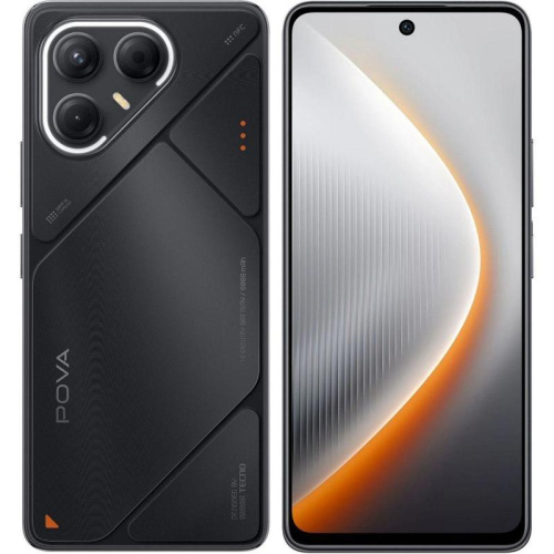 LJ7256+8GEEKBLACK Смартфон Tecno POVA 7 5G 8+256 черный