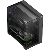 TR-A70 Корпус без блока питания/ Case Thermalright A70, Midi-Tower, TG, no fans, 2xUSB-A 3.0, 1xUSB Type-C, ATX, mATX, mITX Black