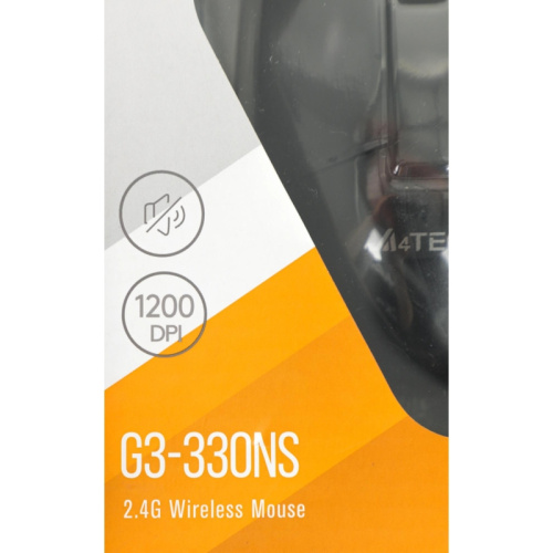 G3-330NS Мышь A4Tech G3-330NS черный оптическая 1200dpi silent беспров. USB 3but фото 17