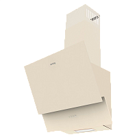 KHC65070GB Вытяжка Korting/ Наклонная, 60см, электронное сенсорное управление Touch, 3 режима, 450 м3/ч., таймер, алюминиевый жировой фильтр, лампы освещения LED, ур.шума 50 дб, бежевое стекло