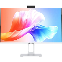 CWI702I3P Моноблок/ Chuwi Unitech 24 23.8"(1920x1080 IPS (100Hz))/Intel Core i3 1220P(1.5Ghz)/16384Mb/512PCISSDGb/Int:Intel UHD Graphics/Cam/BT/WiFi/war 1y/4.15kg/White+Silver/Win11Pro