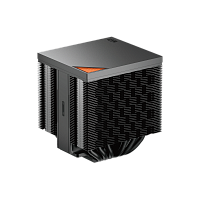 RZ620MXBK Кулер для процессора/ CPU Cooler PCCooler RZ620M X BK (210W, 4-pin PWM, 118.5mm, Al/Cu, 6x6mm, 1x100mm, 54.2CFM, 32.5dBA, 3000RPM, S: 1851/1700/1200/115X, AM5/AM4, black)