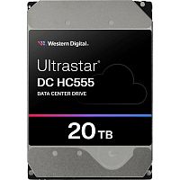 0B48696 Жесткий диск WD SATA-III 20TB 0B48696 WUH722020CLE604 Ultrastar DC HC555 512E (7200rpm) 512Mb 3.5"