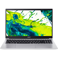 NX.D2MER.001 Ноутбук/ ACER Aspire Lite AL15-33P-32EH 15.6"(1920x1080 (матовый) IPS)/Intel Core 3 N355(3.9Ghz)/8192Mb/512PCISSDGb/noDVD/Int:Intel HD/Cam/BT/WiFi/50WHr/war 1y/1.5kg/Siver/NoOS