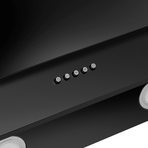 Tower60Black ВЫТЯЖКА MAUNFELD TOWER 60 ЧЕРНЫЙ/ Наклонная, 60 см, 700 м3/ч, электронное управление, черный фото 2