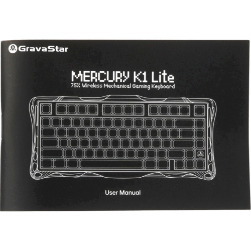 6972448924412 Игровая клавиатура/ Механическая беспроводная клавиатура Gravastar Mercury K1 Lite XTAL BLK RU фото 7 6972448924412 Игровая клавиатура/ Механическая беспроводная клавиатура Gravastar Mercury K1 Lite XTAL BLK RU фото 7