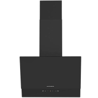 F603B Наклонная вытяжка Kuppersberg/ Наклонная вытяжка Kuppersberg, 60 см, High-Tech, таймер, макс. производительность 850 м3/ч, 3 скорости, обратный клапан, сенсорное управление, дисплей, LED освещение, уровень шума 53 дБ, цвет черный